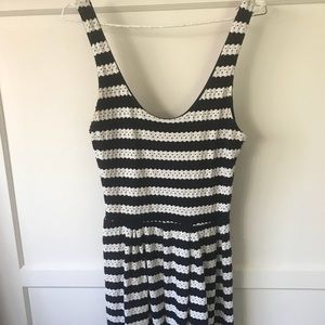 Navy and white stripes Aqua dress (Bloomingdales)